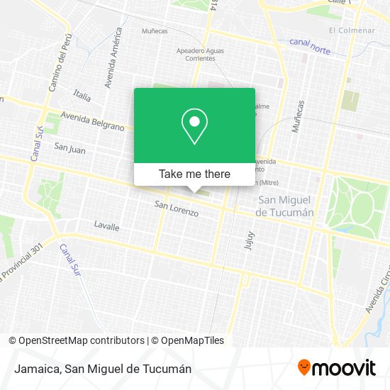 Jamaica map