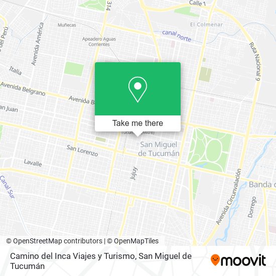 Camino del Inca Viajes y Turismo map