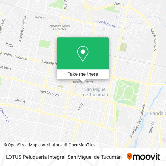 Mapa de LOTUS Peluquería Integral