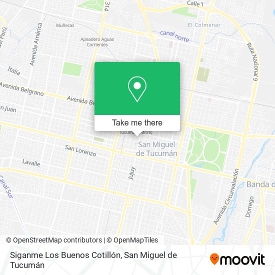 Siganme Los Buenos Cotillón map