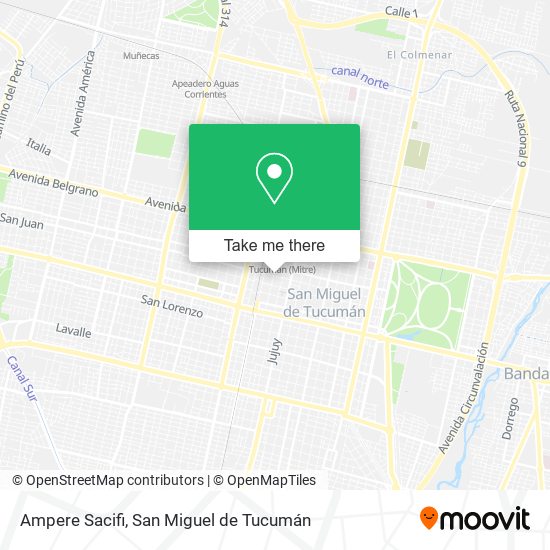 Mapa de Ampere Sacifi