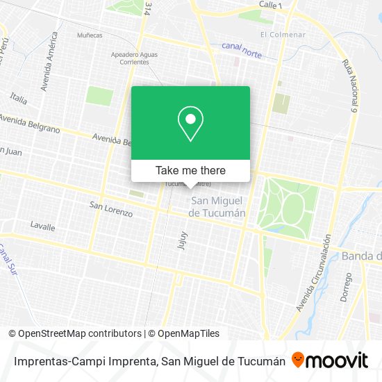 Imprentas-Campi Imprenta map