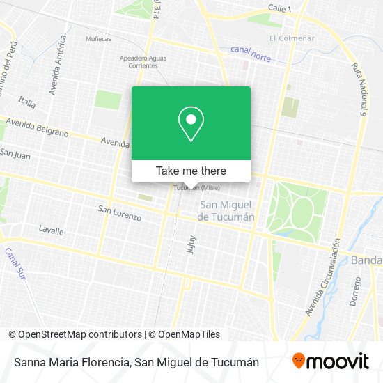 Mapa de Sanna Maria Florencia