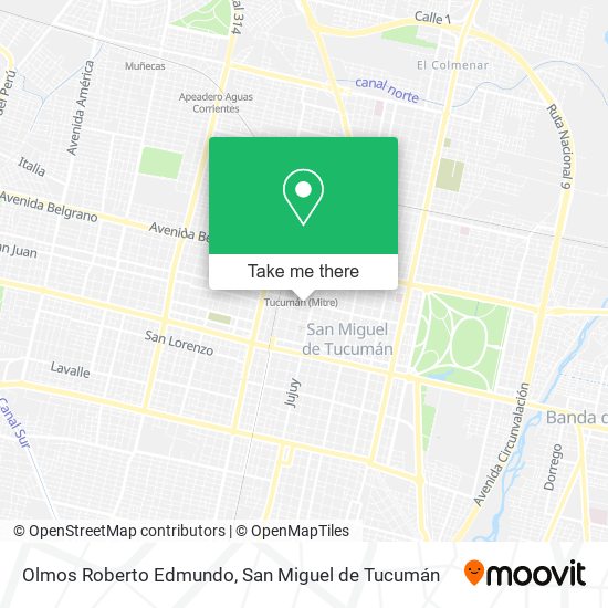 Olmos Roberto Edmundo map
