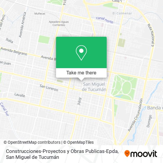 Construcciones-Proyectos y Obras Publicas-Epda map