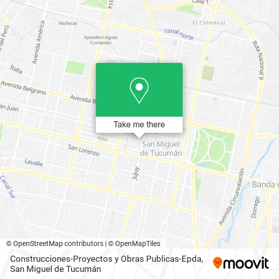 Construcciones-Proyectos y Obras Publicas-Epda map