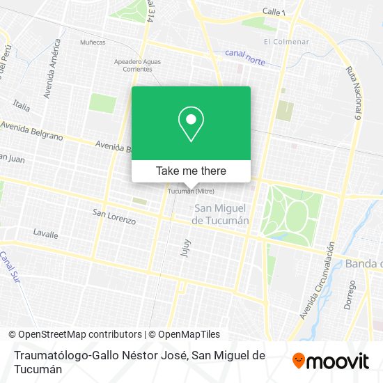Traumatólogo-Gallo Néstor José map