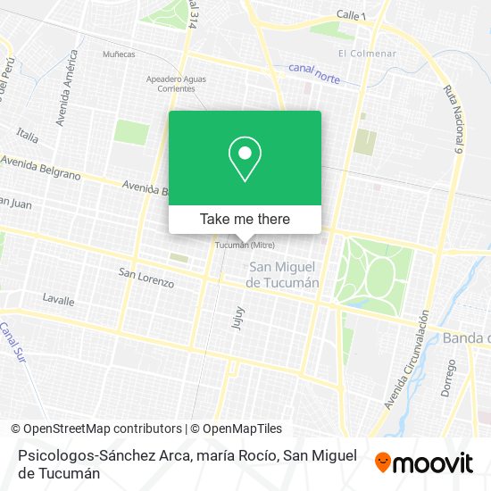 Psicologos-Sánchez Arca, maría Rocío map