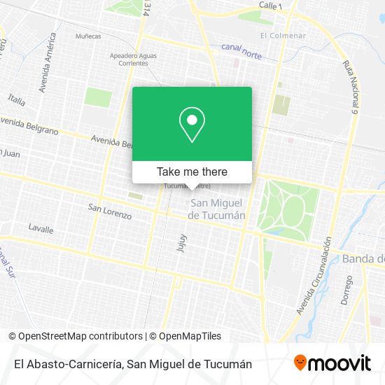 Mapa de El Abasto-Carnicería