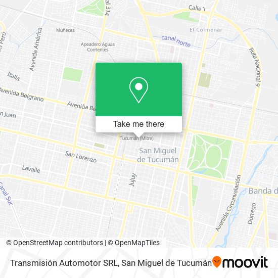 Mapa de Transmisión Automotor SRL