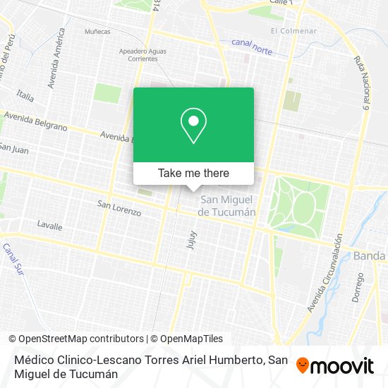 Médico Clinico-Lescano Torres Ariel Humberto map