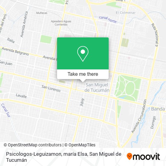 Mapa de Psicologos-Leguizamon, maría Elsa
