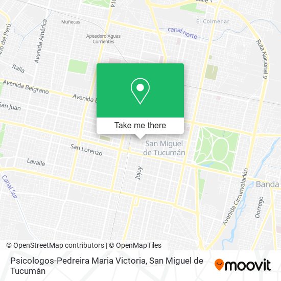 Psicologos-Pedreira Maria Victoria map