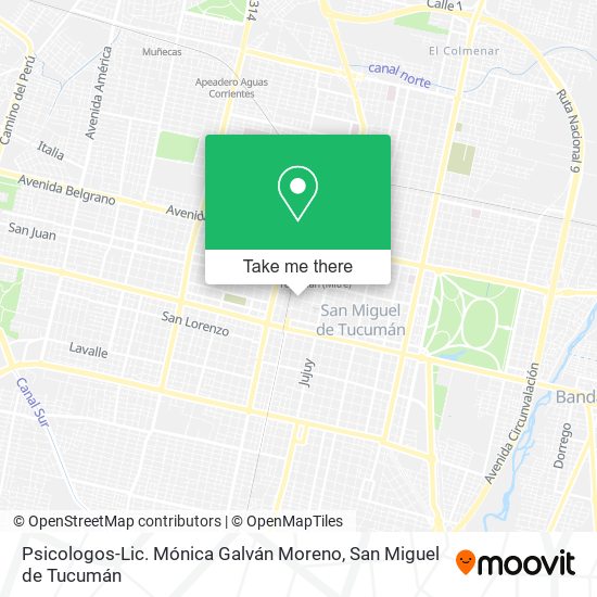 Psicologos-Lic. Mónica Galván Moreno map