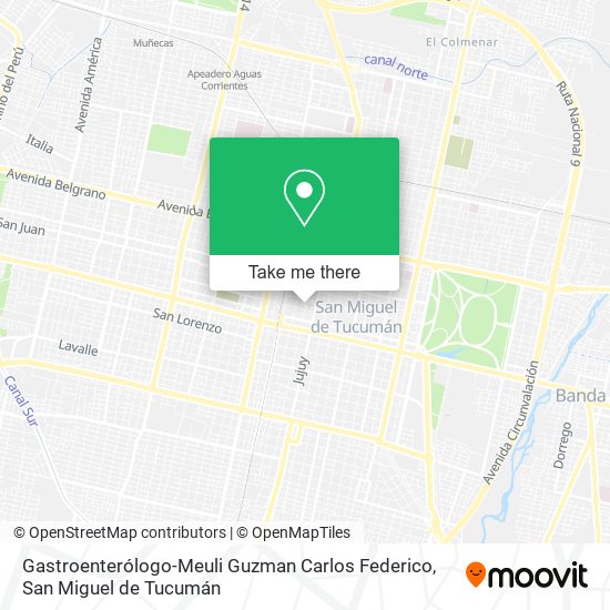 Gastroenterólogo-Meuli Guzman Carlos Federico map