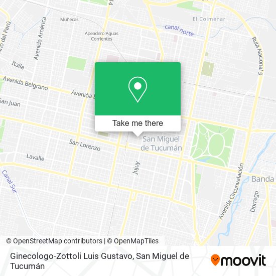 Ginecologo-Zottoli Luis Gustavo map