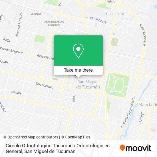 Circulo Odontologico Tucumano Odontologia en General map