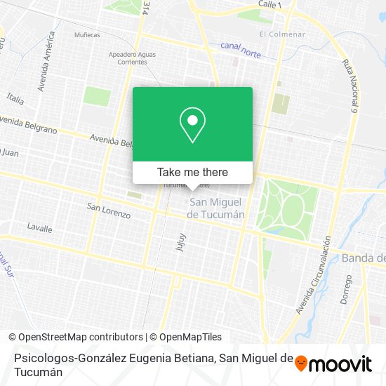 Psicologos-González Eugenia Betiana map
