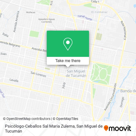 Psicólogo-Ceballos Sal Maria Zulema map