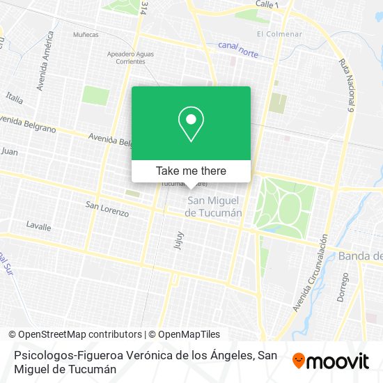 Psicologos-Figueroa Verónica de los Ángeles map