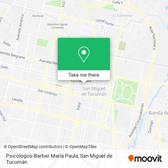 Psicologos-Barber María Paula map