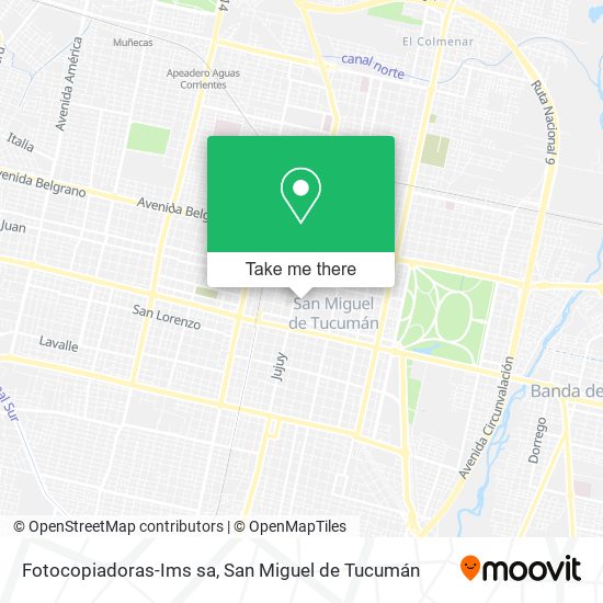 Fotocopiadoras-Ims sa map