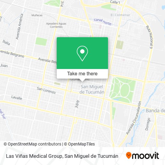Las Viñas Medical Group map