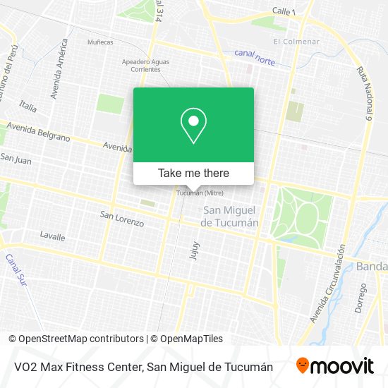 VO2 Max Fitness Center map
