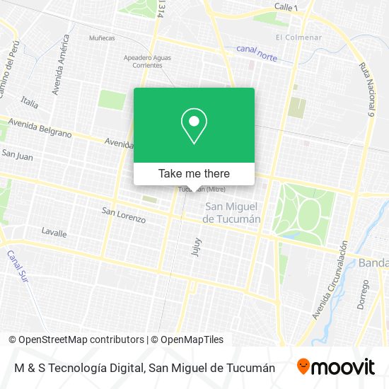 Mapa de M & S Tecnología Digital