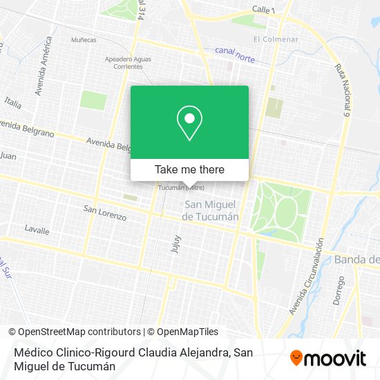 Mapa de Médico Clinico-Rigourd Claudia Alejandra