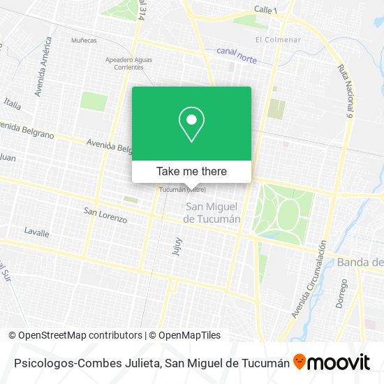 Mapa de Psicologos-Combes Julieta