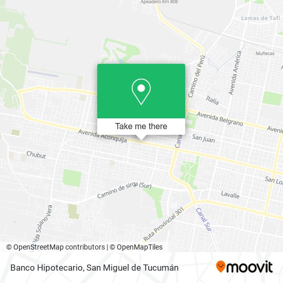 Banco Hipotecario map