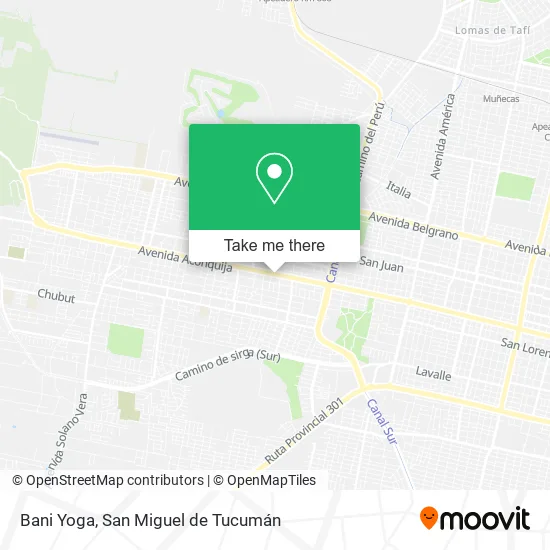 Mapa de Bani Yoga