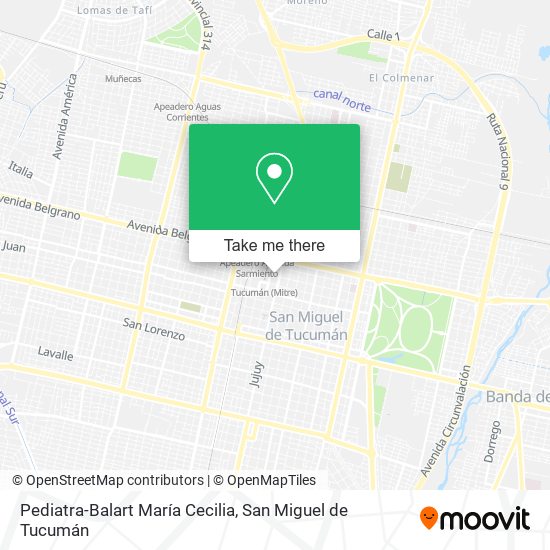 Pediatra-Balart María Cecilia map