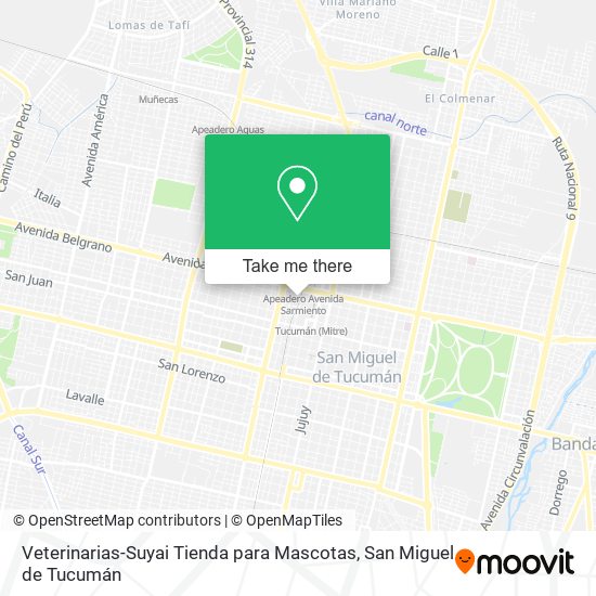 Veterinarias-Suyai Tienda para Mascotas map