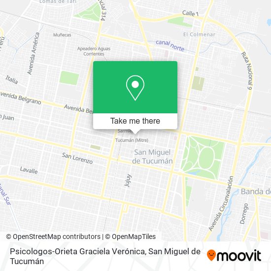 Psicologos-Orieta Graciela Verónica map