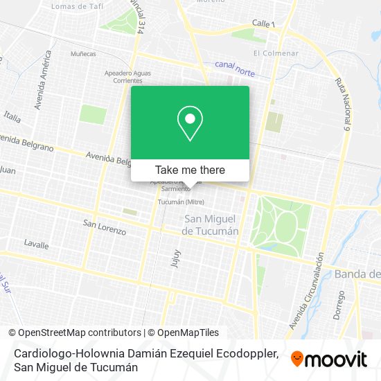Cardiologo-Holownia Damián Ezequiel Ecodoppler map
