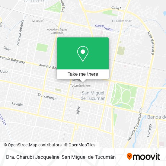 Mapa de Dra. Charubi Jacqueline