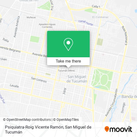 Psiquiatra-Roig Vicente Ramón map