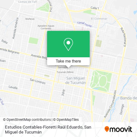 Estudios Contables-Fioretti Raúl Eduardo map