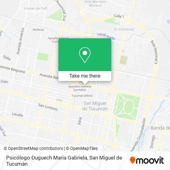 Psicólogo-Duguech Maria Gabriela map