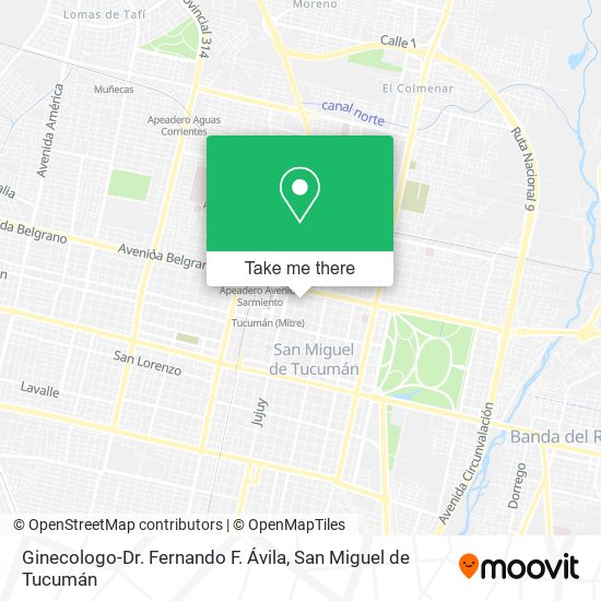 Ginecologo-Dr. Fernando F. Ávila map