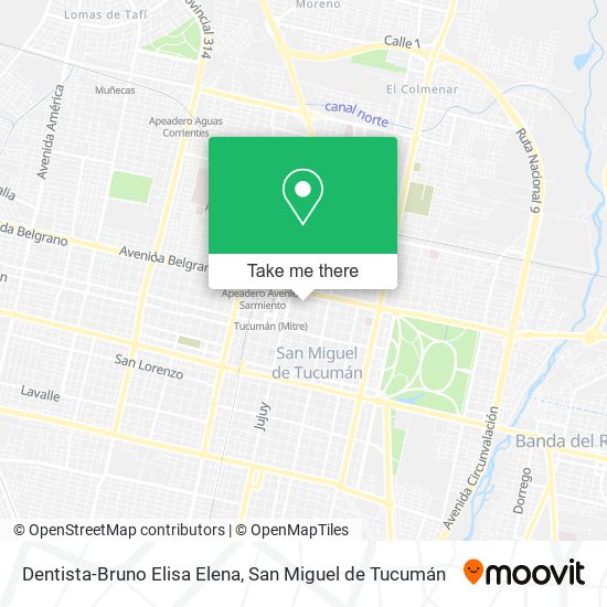 Dentista-Bruno Elisa Elena map