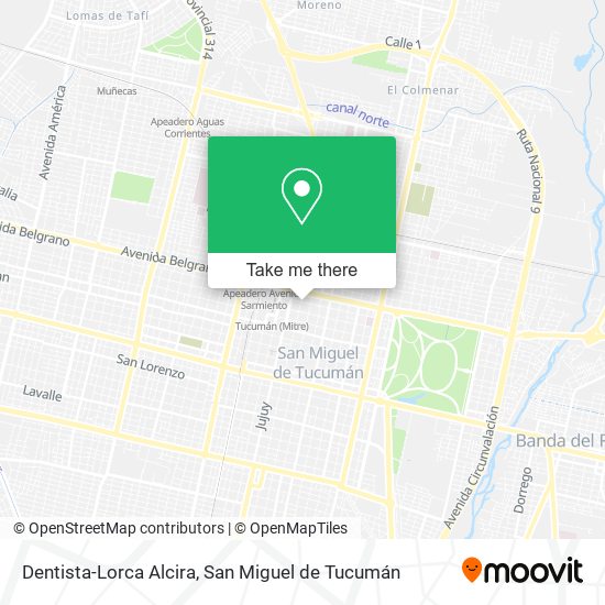 Mapa de Dentista-Lorca Alcira