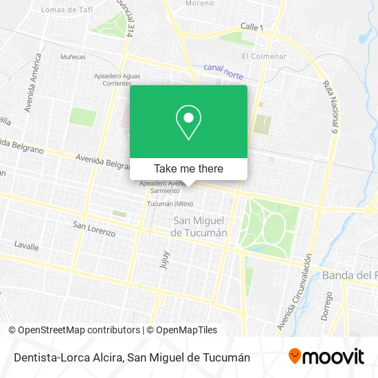 Mapa de Dentista-Lorca Alcira