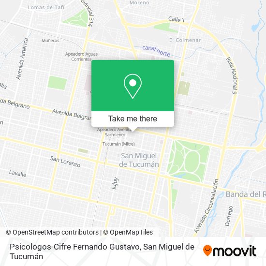 Mapa de Psicologos-Cifre Fernando Gustavo