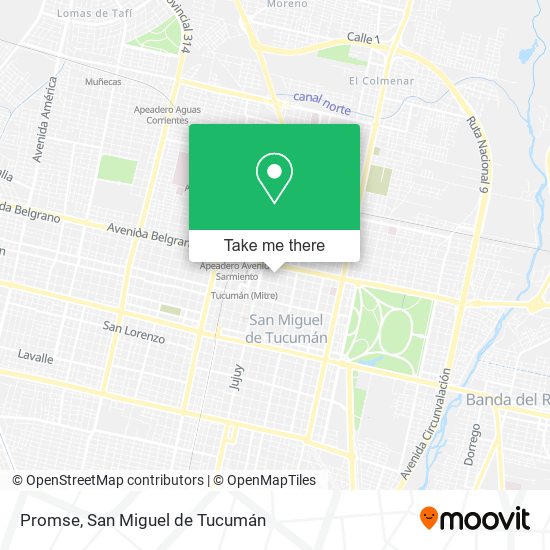 Mapa de Promse