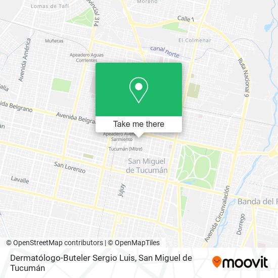Dermatólogo-Buteler Sergio Luis map