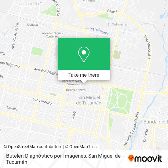 Buteler: Diagnóstico por Imagenes map