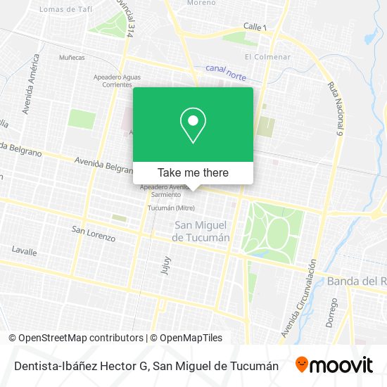 Dentista-Ibáñez Hector G map